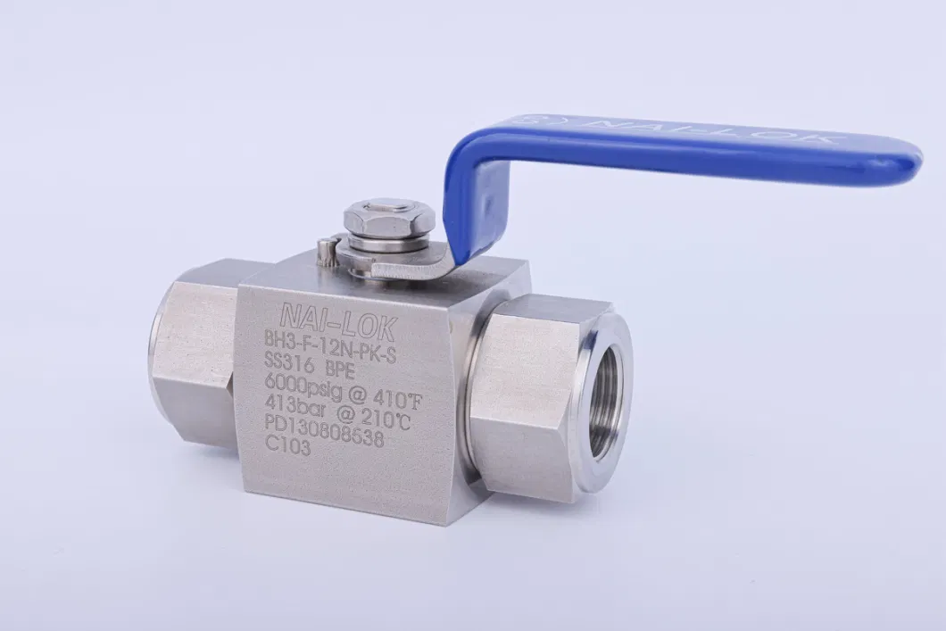 10mm 12mm 20mm Metric 6000psi High Pressure CNG Ball Valve for Gas and Oil Application